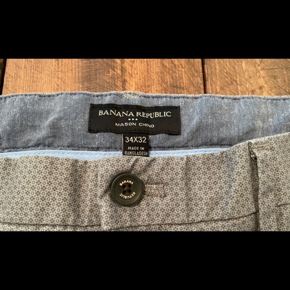 Banana Republic Men’s Mason Stretch Chinos - 34x32 - Picture 2 of 4